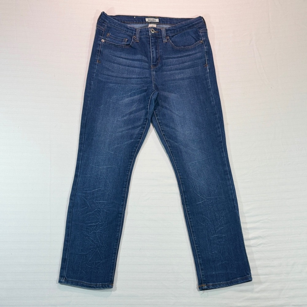 Y2K Mudd Juniors 9 Low Rise Bootcut Jeans Petite 28 Waist Embroidered